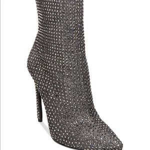 Stevemadden 8.5 rhinestone wifey booties